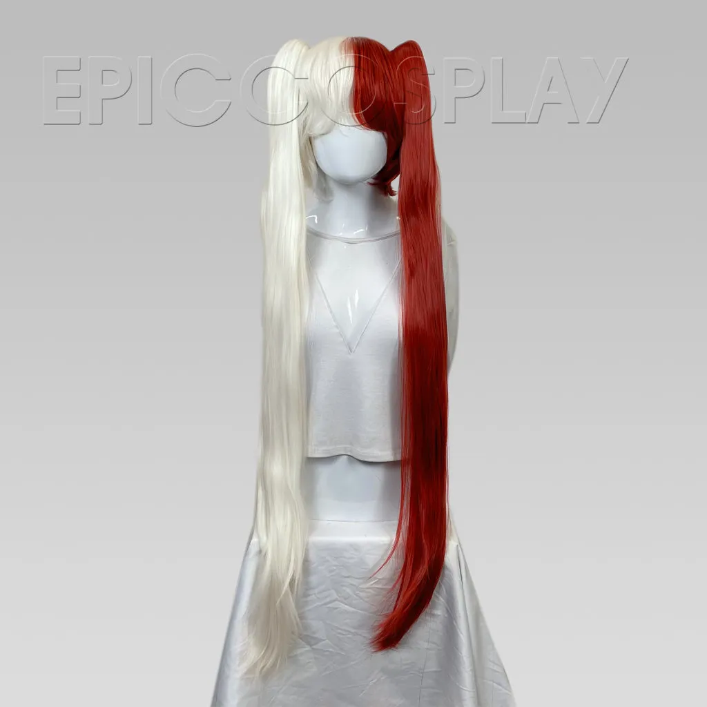 Eos - Classic White and Dark Red Wig