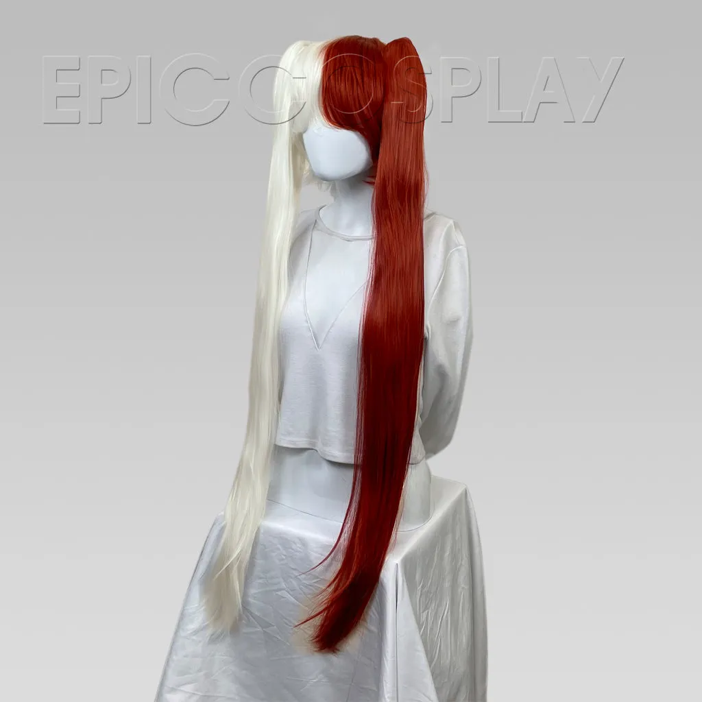 Eos - Classic White and Dark Red Wig