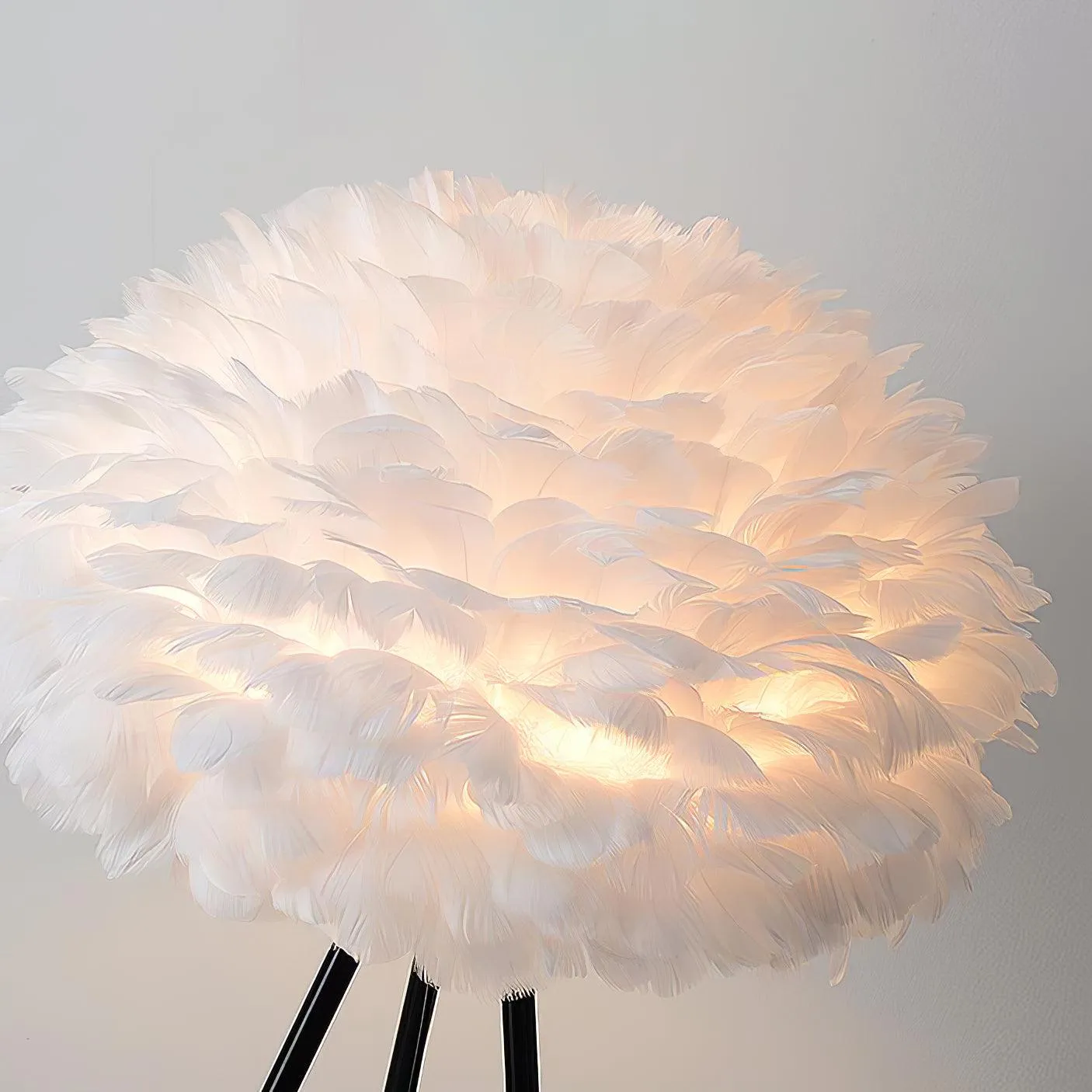 Eos Feather Floor Lamp