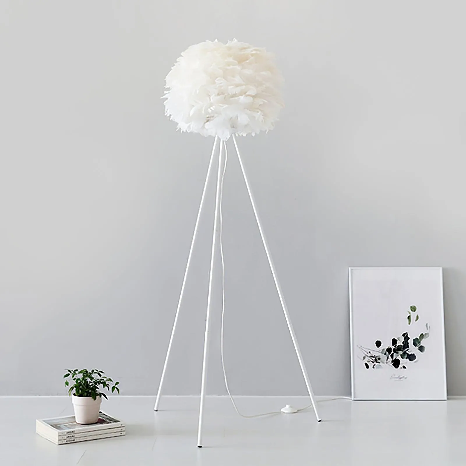 Eos Feather Floor Lamp