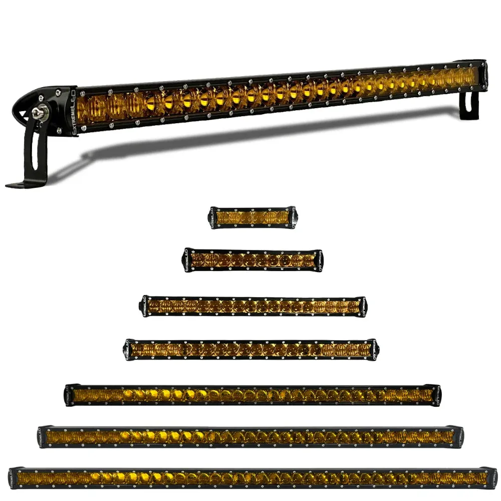 Extreme LED Single Row Amber LED Light Bar