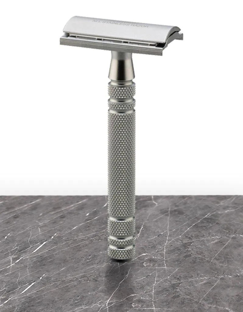 Feather - All Stainless Steel Double Edge Razor AS-D2