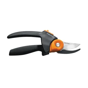 FISKARS 391041-1001 Pruner, 3/4 in Cutting Capacity, Steel Blade, Bypass Blade, Rolling Handle