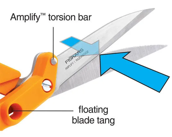 Fiskars Scissors: Amplify RazorEdge Fabric Shears 10"