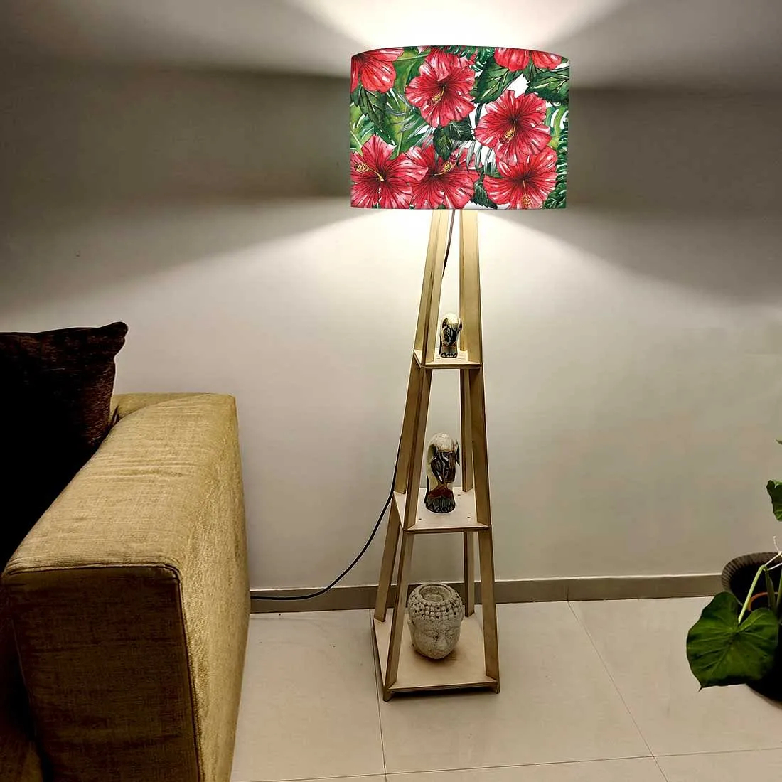 Floor Lamps Designer Floor Lamps for Bedroom  -  Hibiscus