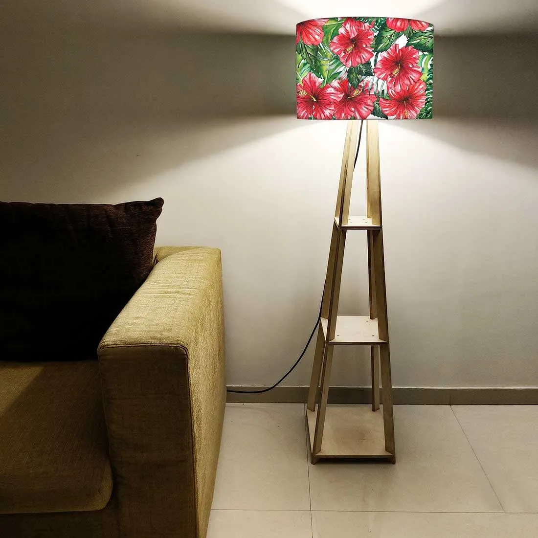 Floor Lamps Designer Floor Lamps for Bedroom  -  Hibiscus