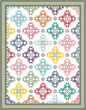 Galactic Stars Quilt Pattern