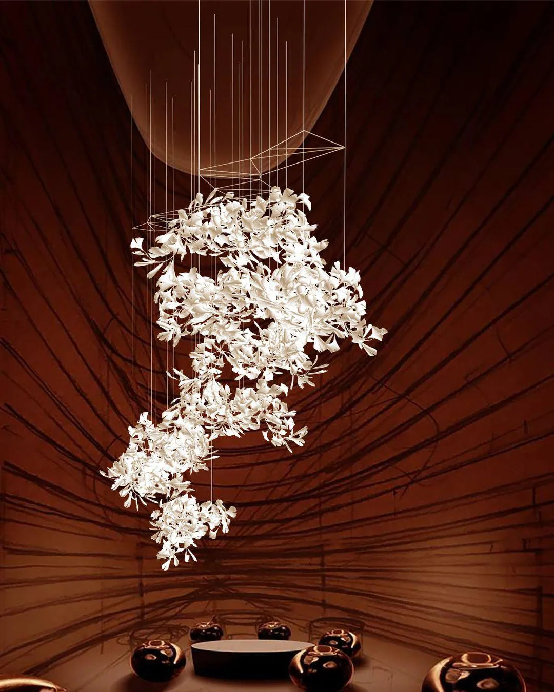 Gingko Chandelier F Style