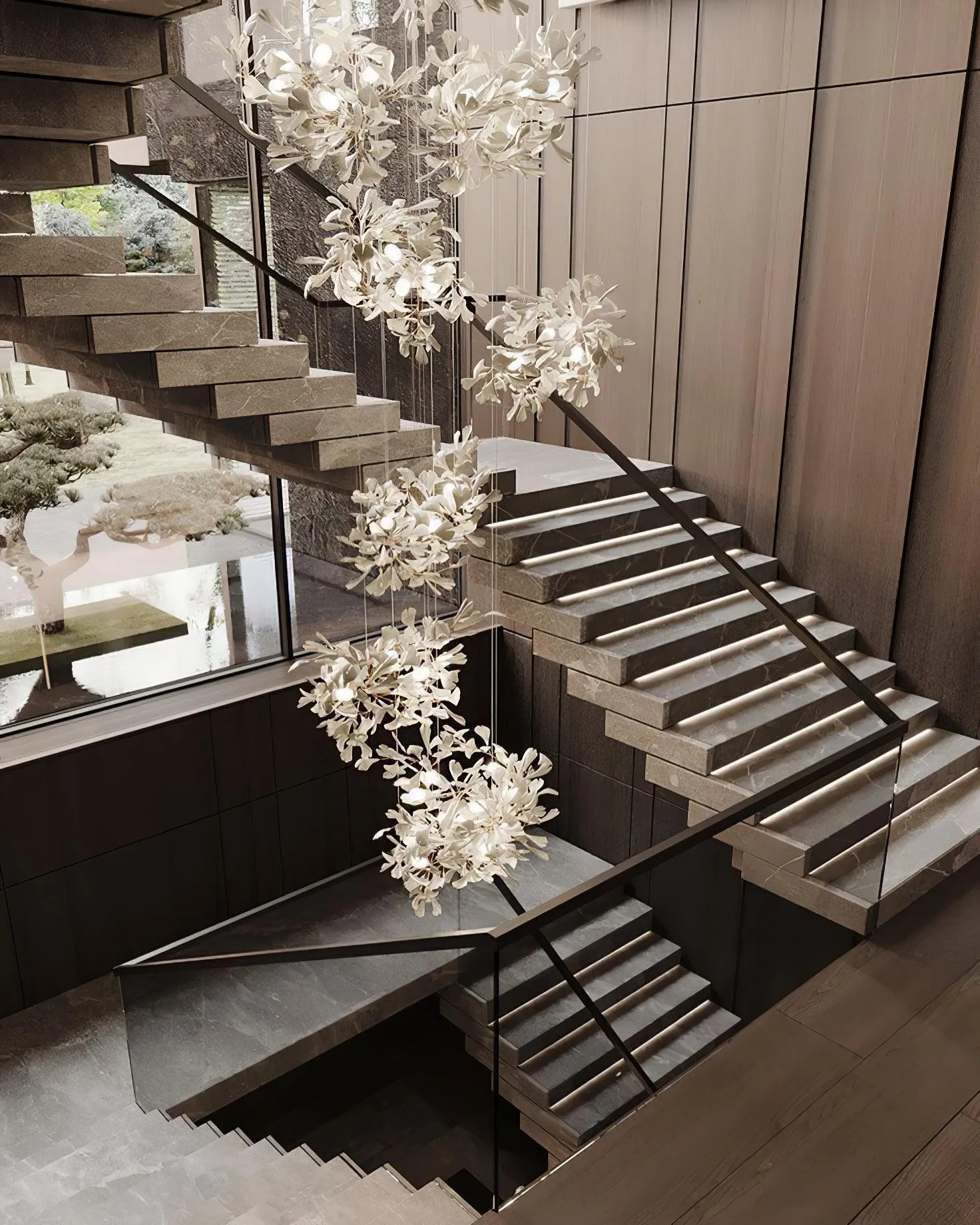 Gingko Chandelier F Style