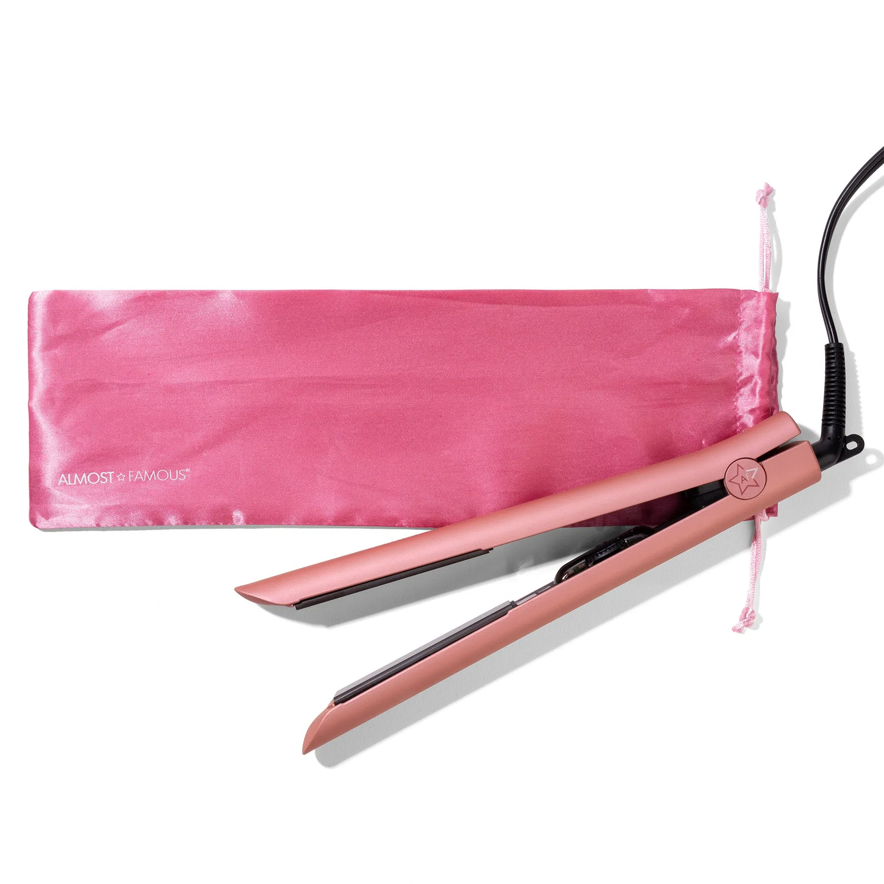 Glam Series 1.25"  Gem Tourmaline Flat Iron with Travel Bag