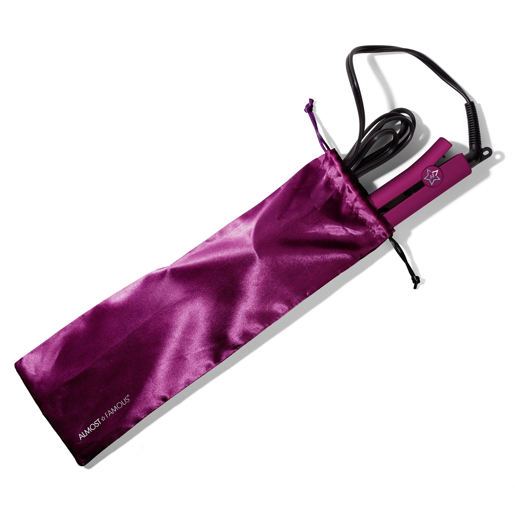 Glam Series 1.25"  Gem Tourmaline Flat Iron with Travel Bag