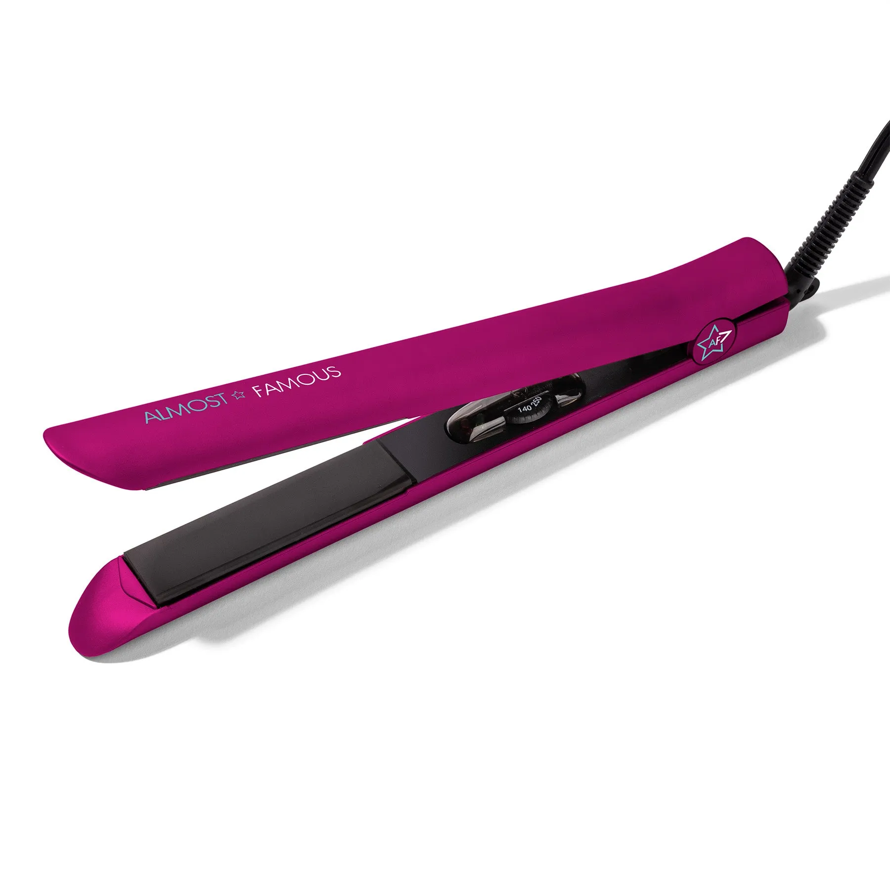 Glam Series 1.25"  Gem Tourmaline Flat Iron with Travel Bag