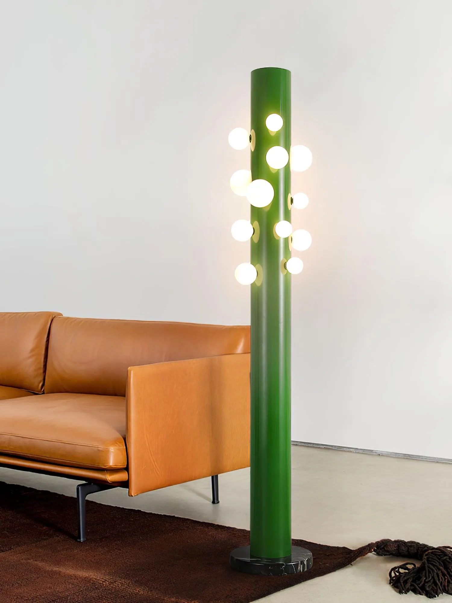 Green Apes Floor Lamp