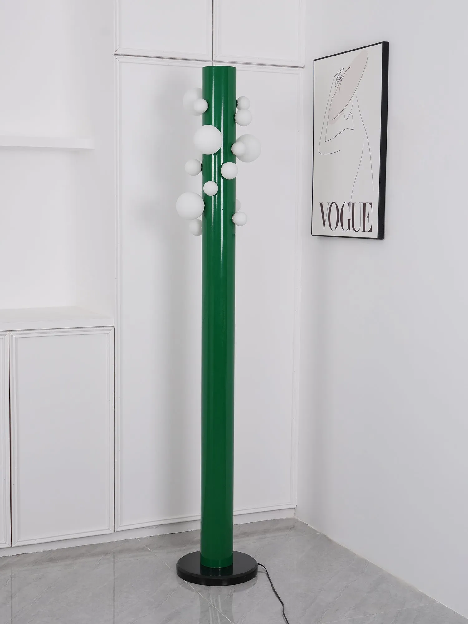 Green Apes Floor Lamp