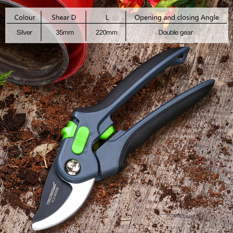 Heavy Duty Garden Clippers,Pruning Shears with Adjustable Thumb Lock,