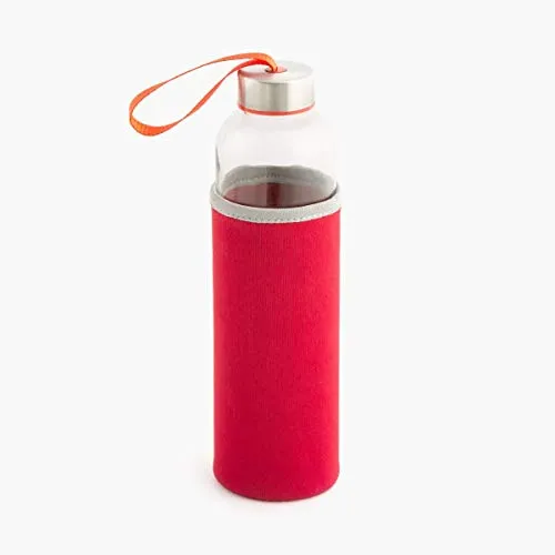 Home Centre Favola-Cyprus Water Bottle with Pouch - 600ml - Red