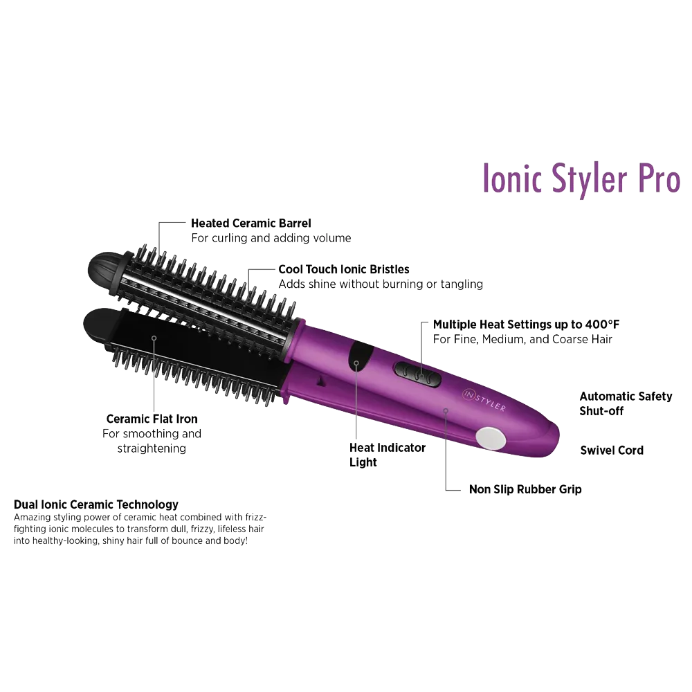 InStyler Ionic Styler Pro Ceramic Flat Iron