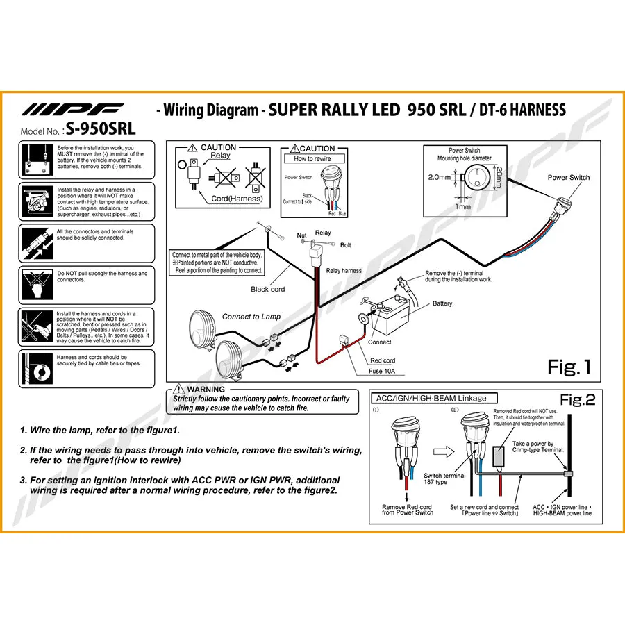 IPF 950 Super Rally LED Spot & Driving Hybrid Lamps