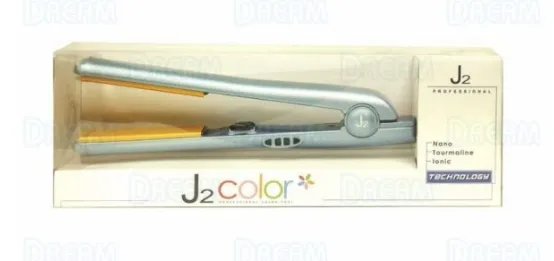 J2 HAIR TOOLS COLOR FLAT IRON METAL 1″