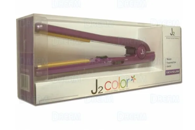 J2 HAIR TOOLS COLOR FLAT IRON METAL 1″