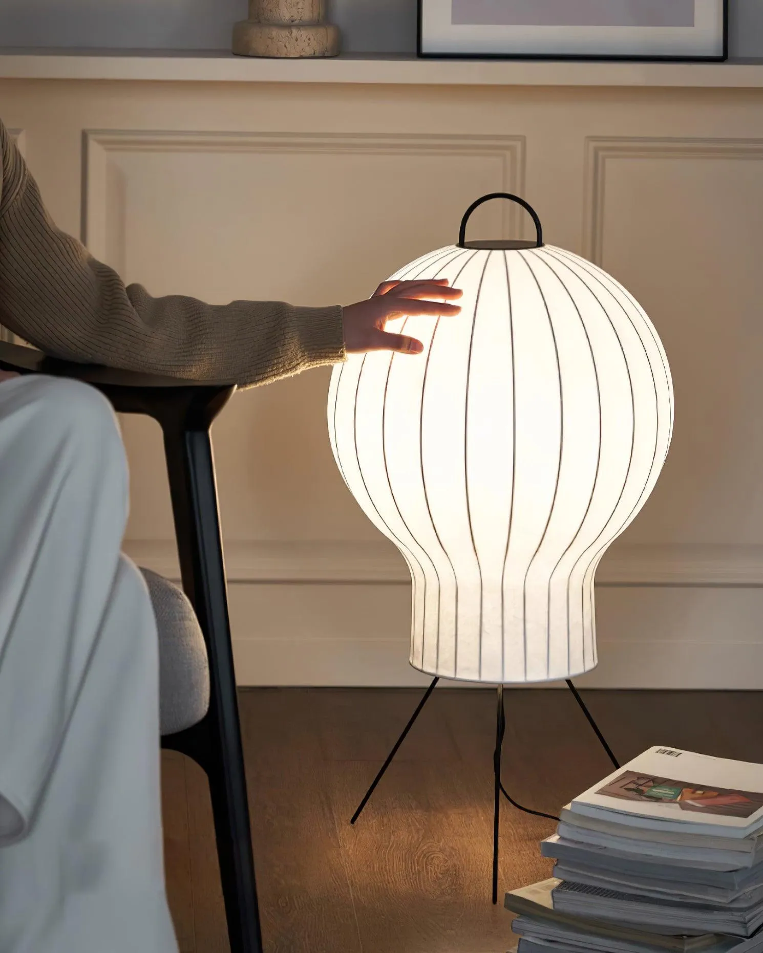 Jellyfish Silk Floor Lamp