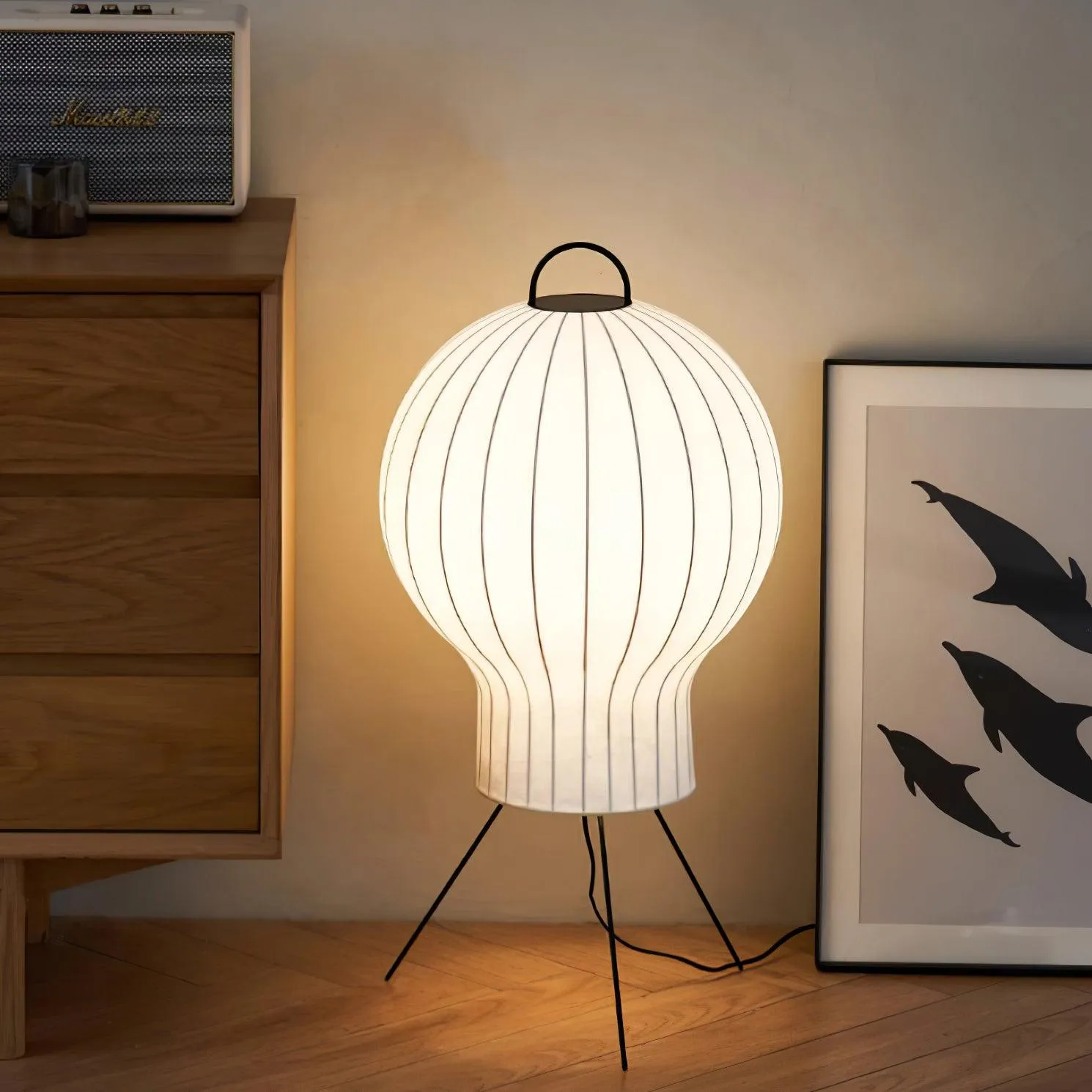 Jellyfish Silk Floor Lamp