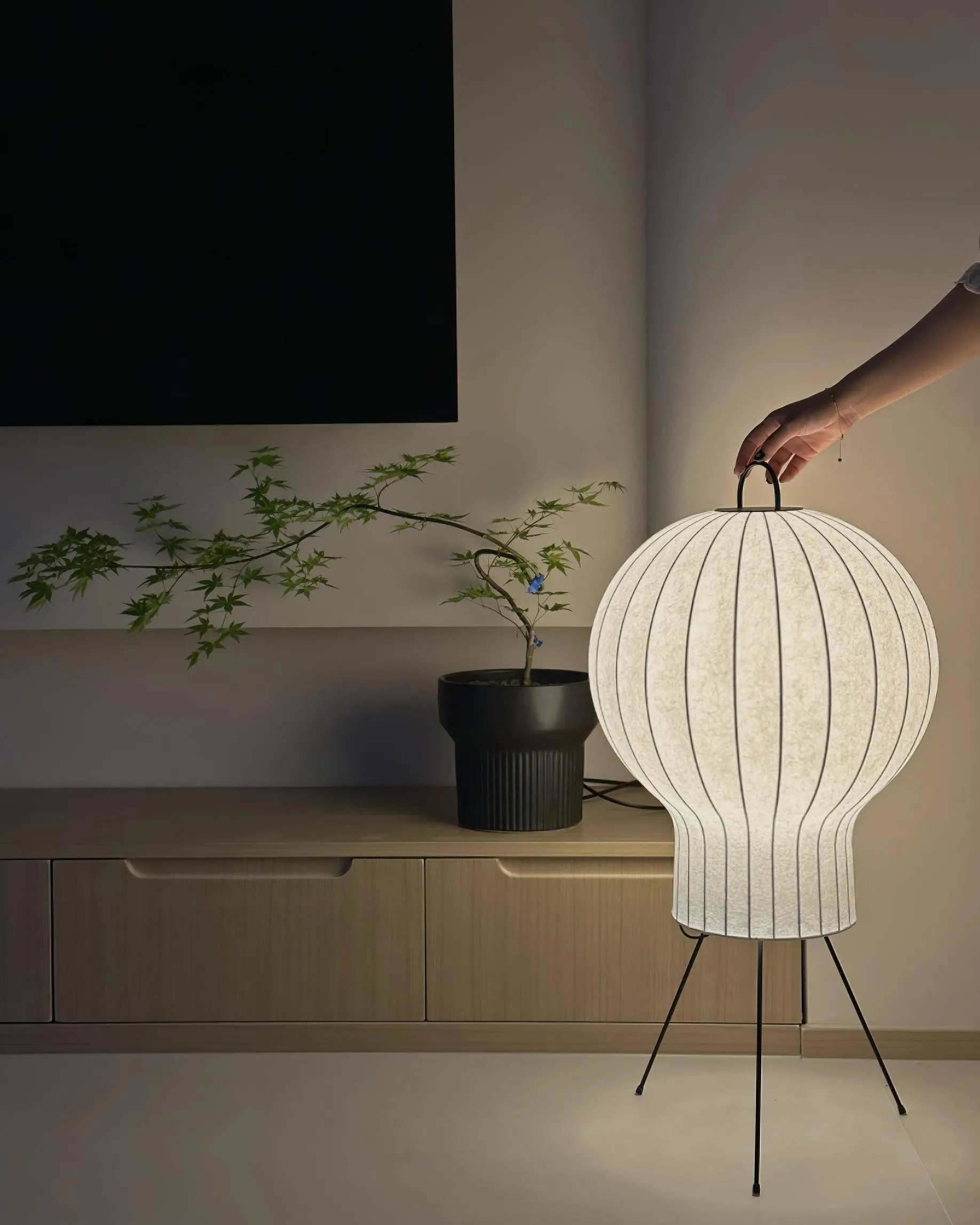 Jellyfish Silk Floor Lamp