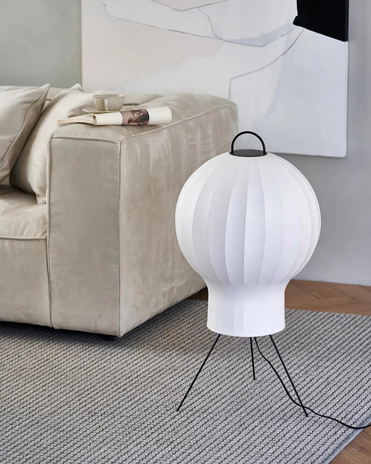 Jellyfish Silk Floor Lamp