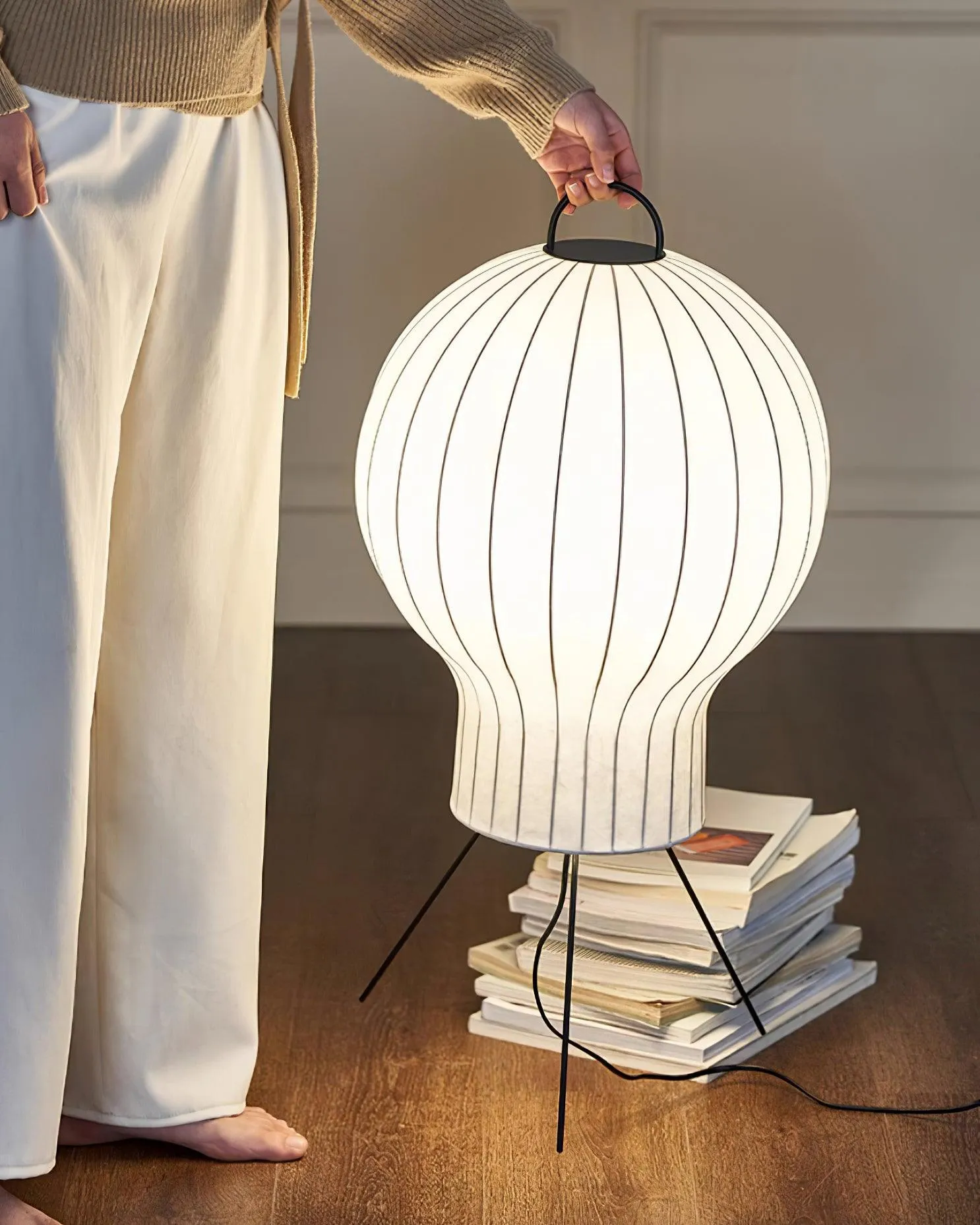 Jellyfish Silk Floor Lamp