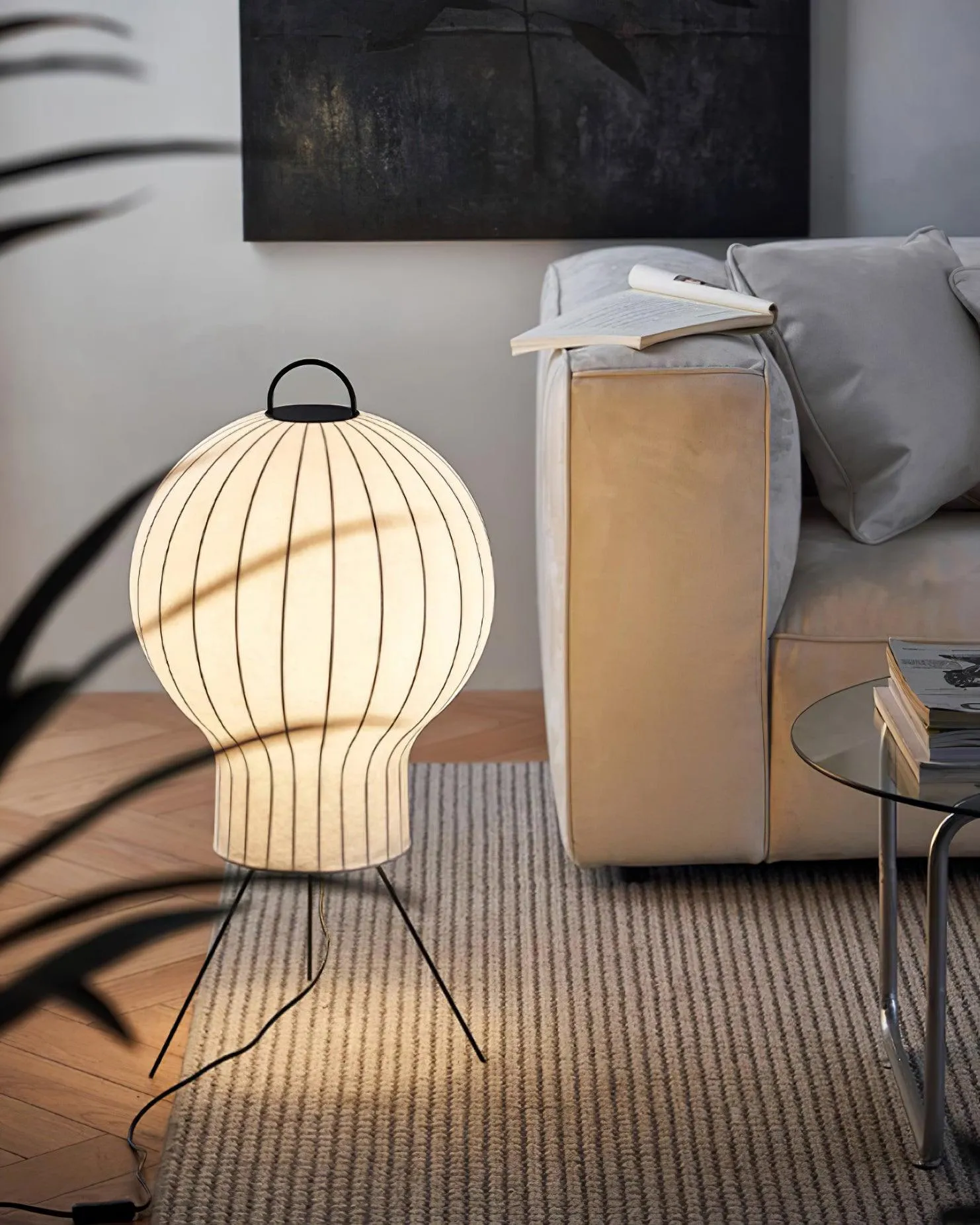 Jellyfish Silk Floor Lamp