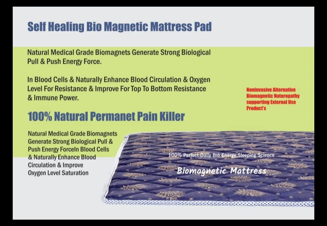 Jimmy International BIO Energy Magnetic Mattress Topper (6x6) Maroon