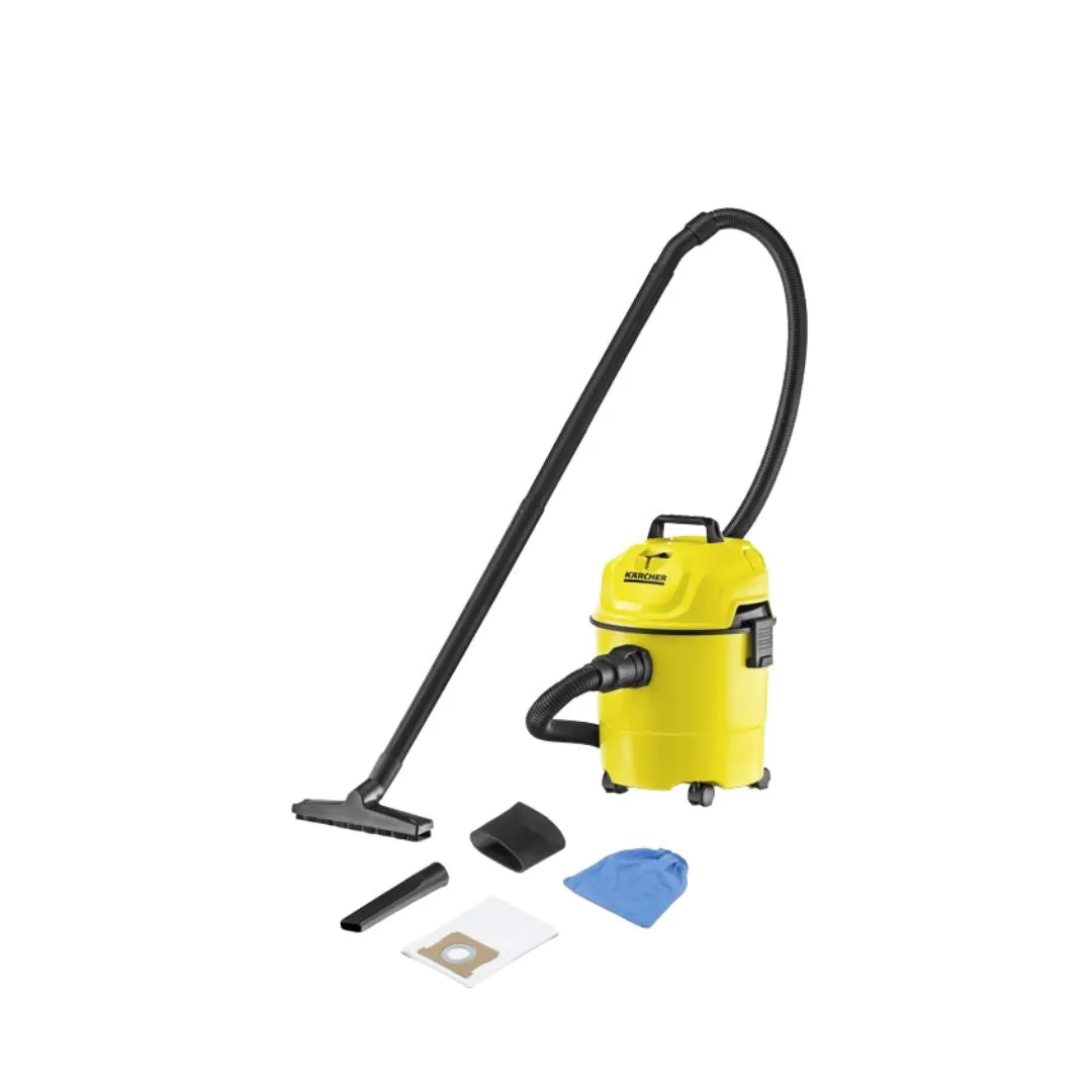 Karcher Combo Set WD1 Vacuum Cleaner c/w K2.050 Higher Pressure Washer