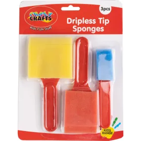 Kiddies dripless tip sponge - 3pcs