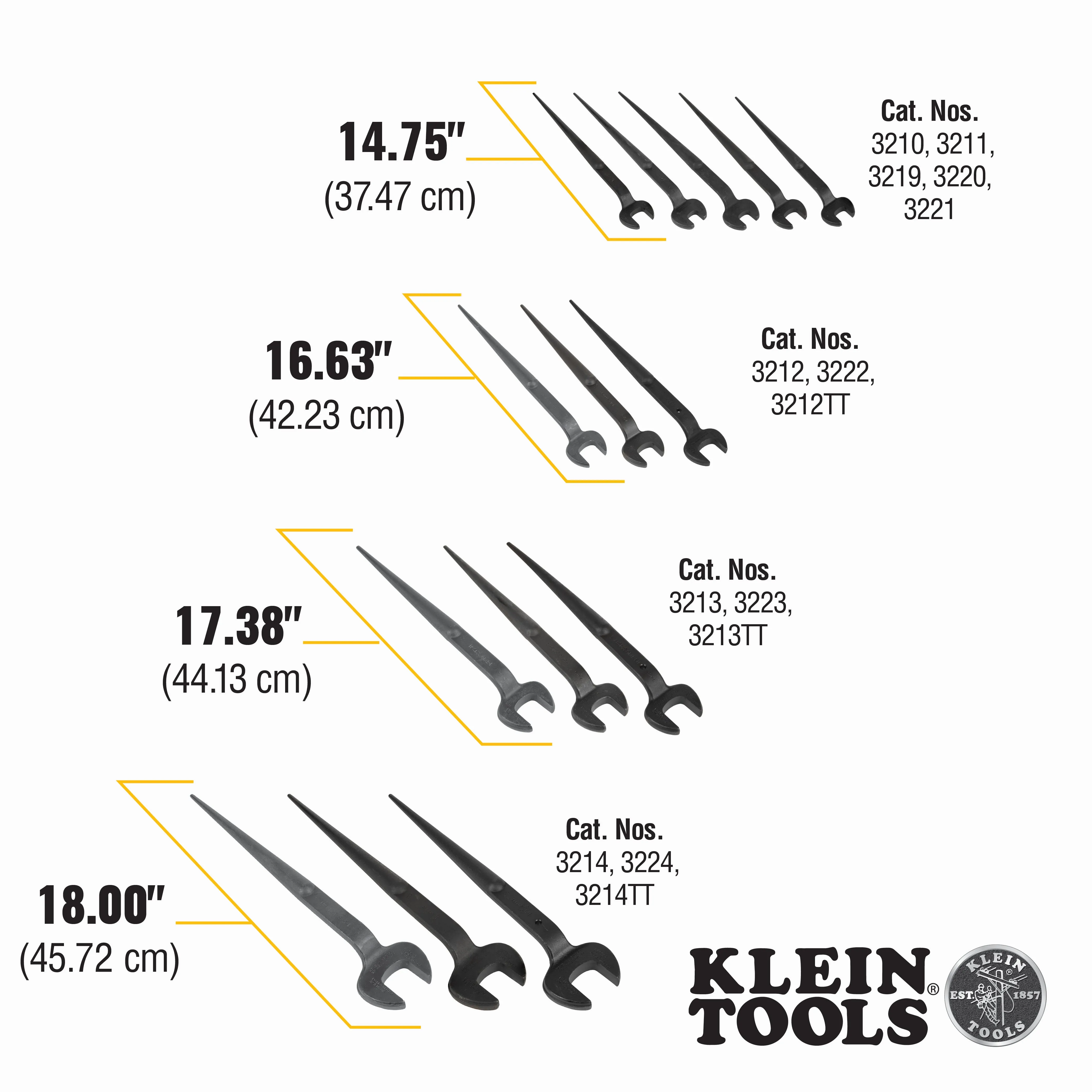 Klein Tools Erection Wrench for U.S. Heavy Nut - 3213