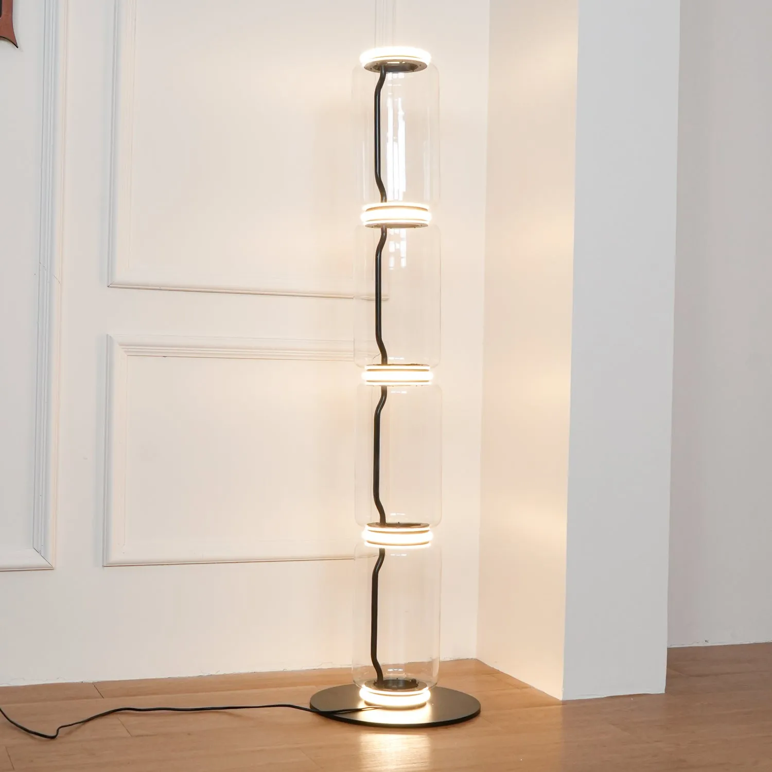 Konstantin Glass Floor Lamp