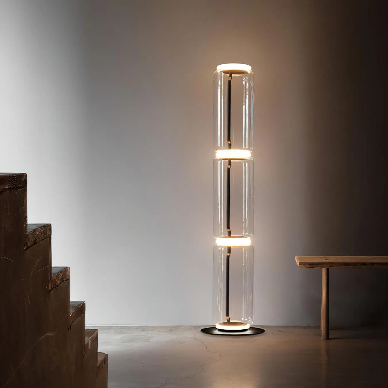 Konstantin Glass Floor Lamp