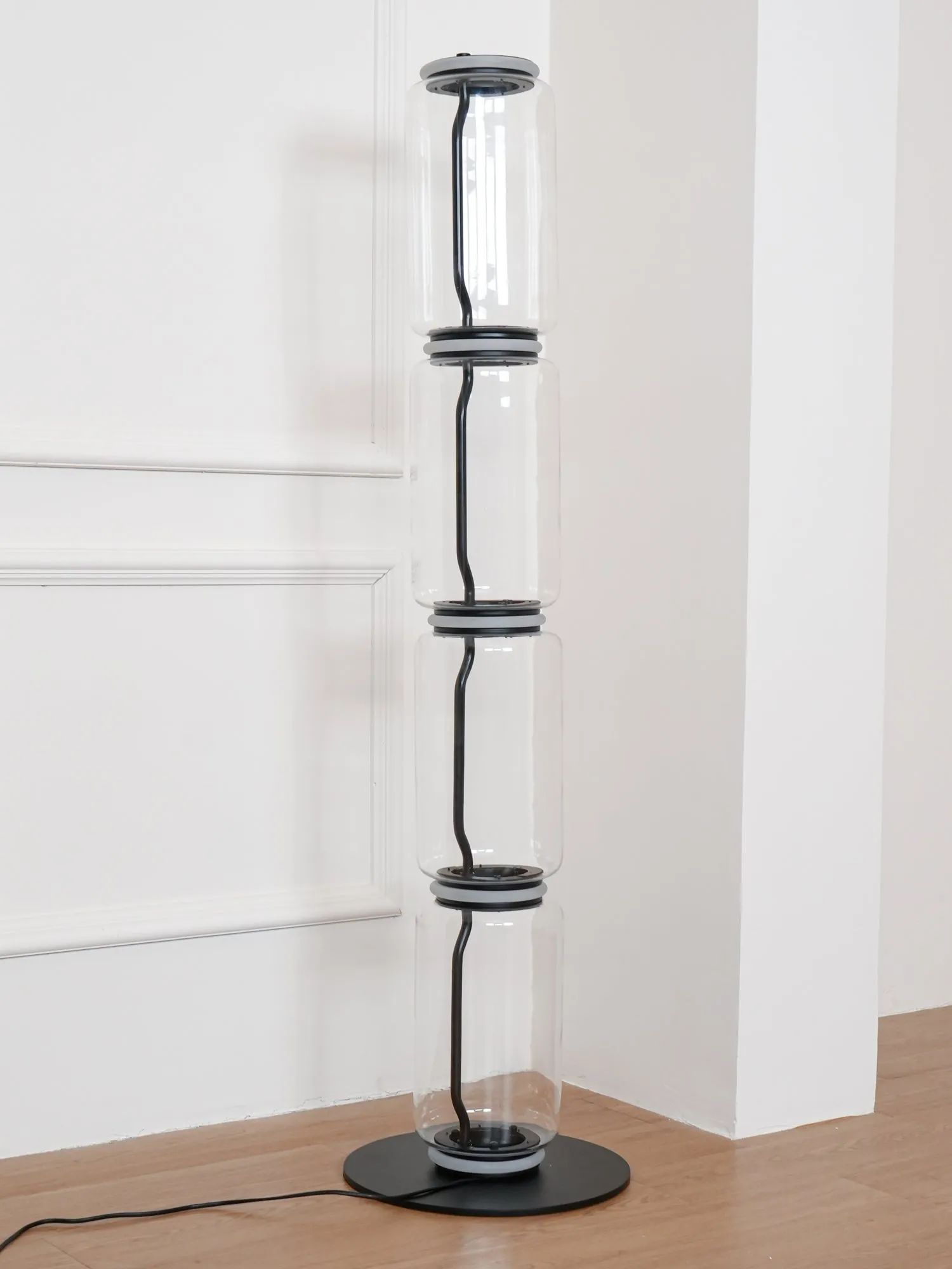 Konstantin Glass Floor Lamp