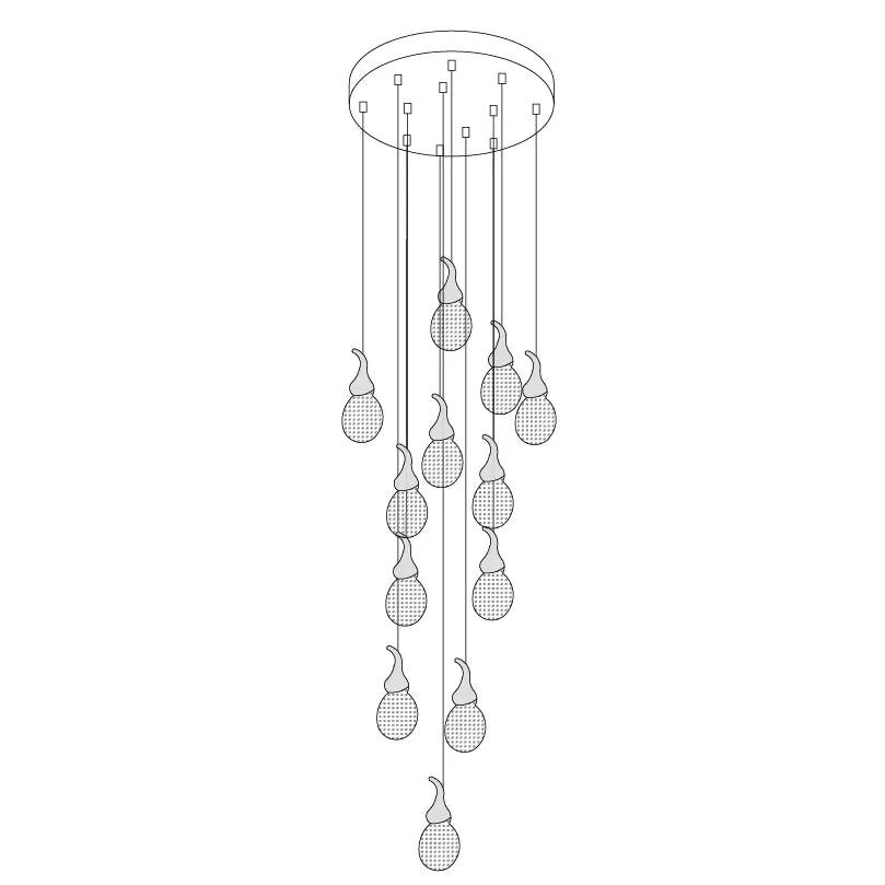 Leo Bubble Chandelier