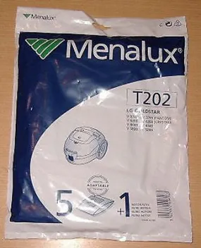 LG, Goldstar V4200 Series Vacuum Bags (Pkt 5). Part # T202