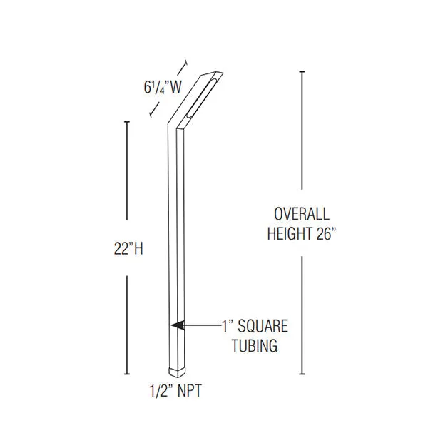 Lightcraft Outdoor Natural Bronze Pitched Path Light 12V Stake Included