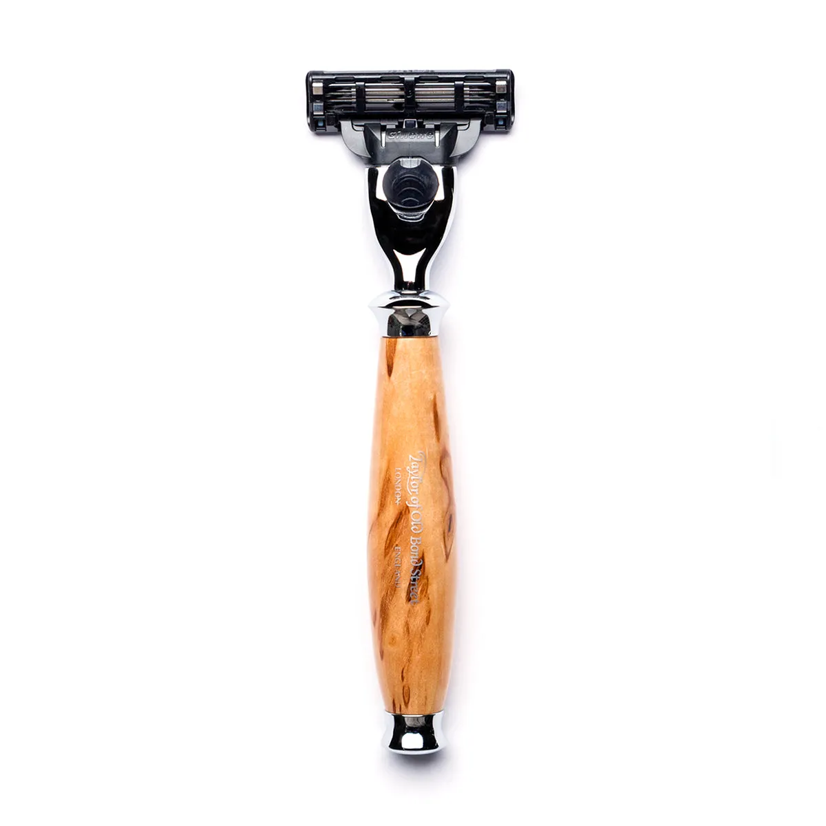 Mach3 Razor with Birch Wood Handle