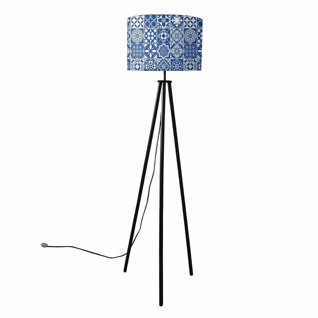 Metal Standing Floor Lamp Tripod Lights - Tiles of Seville