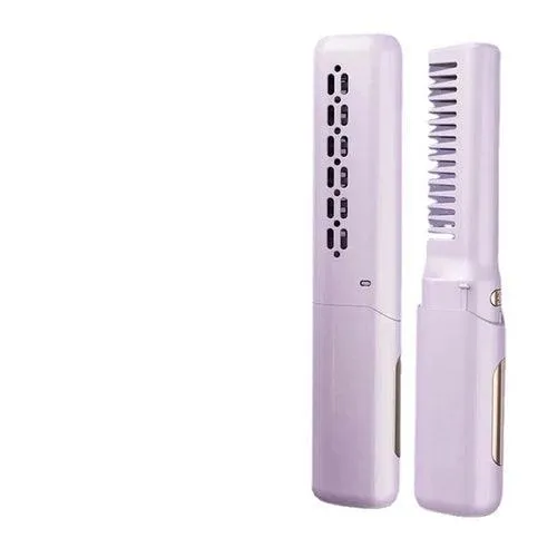 Mini Hair Straightener Professional Quick Heated Electric Hot Comb