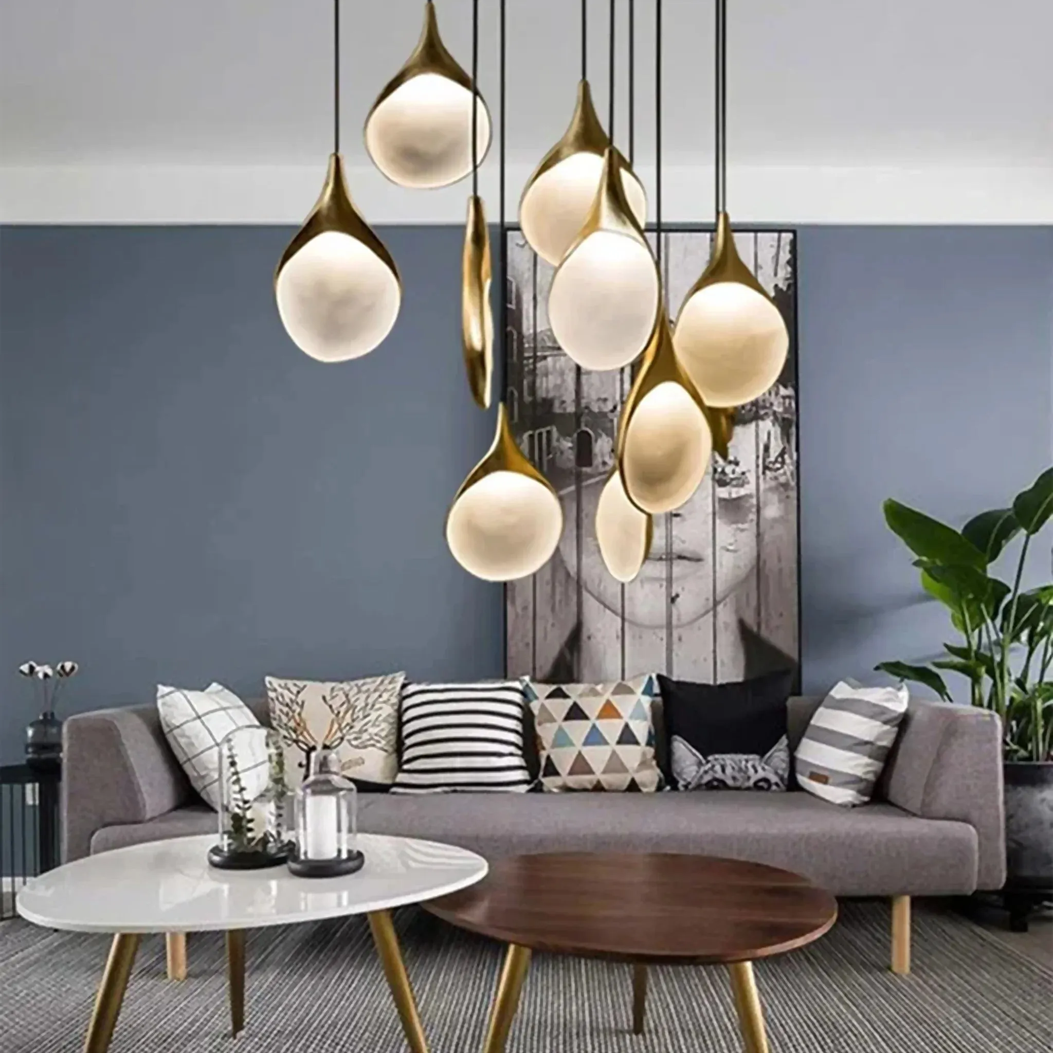 Modern Chic Big Drops Pendant Chandelier