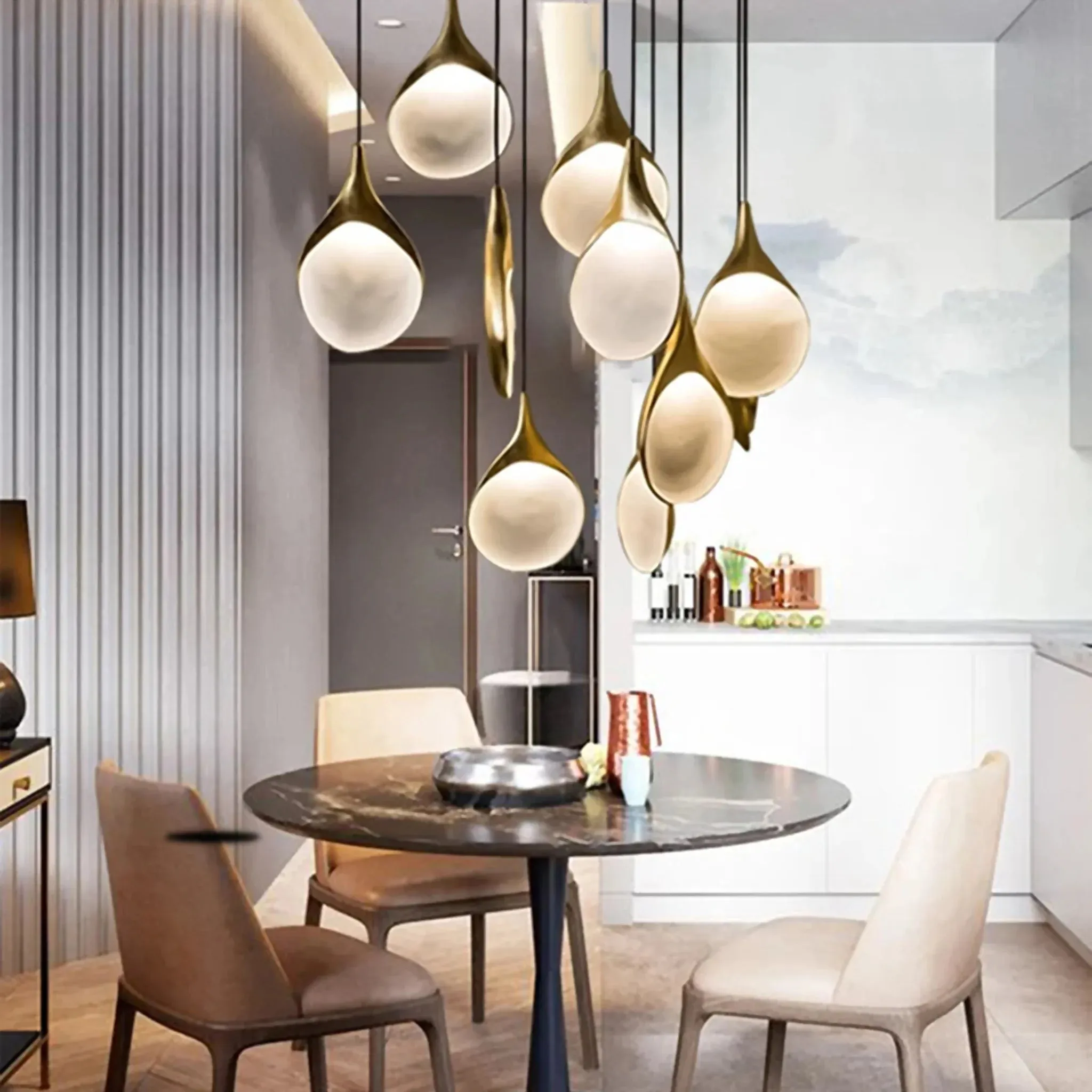 Modern Chic Big Drops Pendant Chandelier