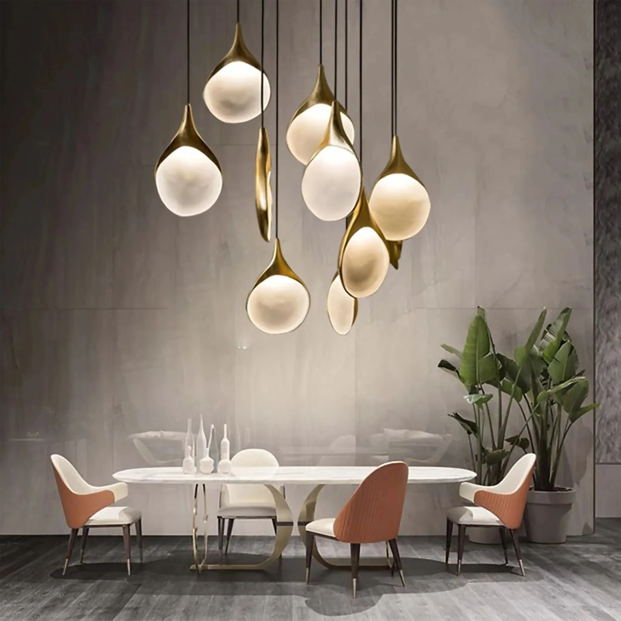 Modern Chic Big Drops Pendant Chandelier