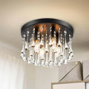 Modern Decorative 4 Light Droplet Hanging Chandelier