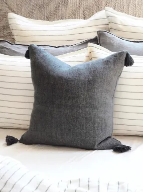 Montauk Charcoal Pillow | 20x20"