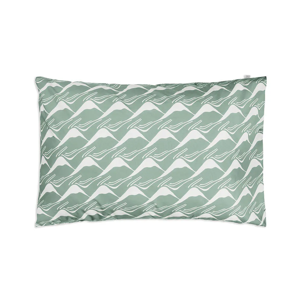 MOUNTAINS | Glacier green | Pillowcase | 60x70cm / 23.6x27.5"