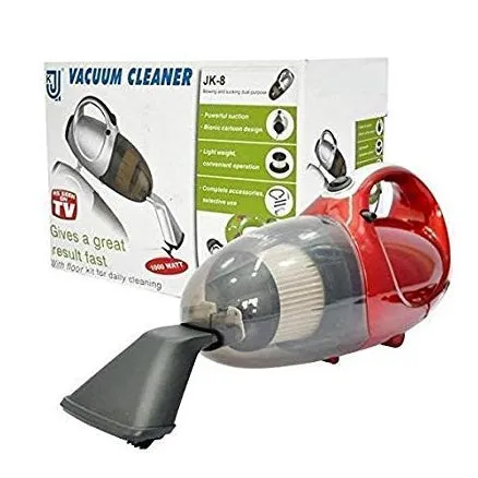 Multi-Functional Portable Vacuum Cleaner Blowing and Sucking Dual Purpose (JK-8), 220-240 V, 50 HZ, 1000 W